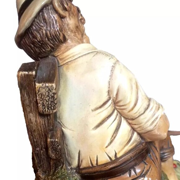 NATURECRAFT FIGURINE THE DREAMER #823 VINTAGE HANDPAINTED 1980 - Picture 4 of 4